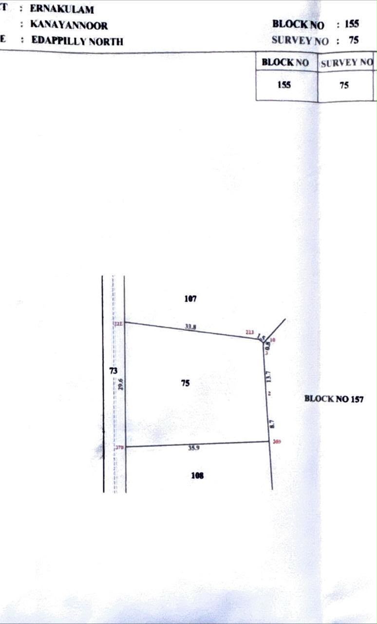 24.5 cent land near Changampuza park